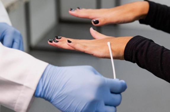 Swab de superfícies e mãos